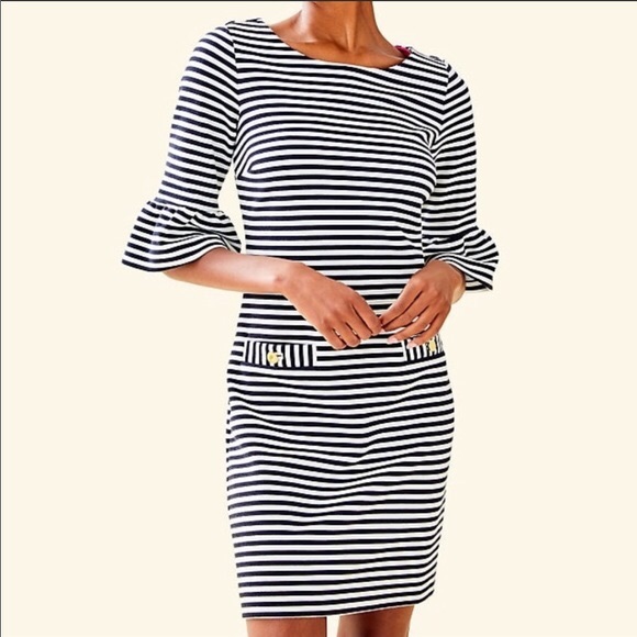 NWT!  Lily Pulitzer Alden Stripe Dress- so cute! - Picture 2 of 8
